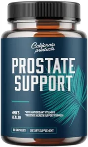 Prostate Support Supplement for Men, Pygeum with Pure Saw Palmetto Berries Extract Vitamins Zinc Plant Sterol Complex Easy Urinary Flow Mens Health