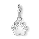 Thomas Sabo Women Charm Pendant Paw Charm Club 925 Sterling Silver 1339-051-14