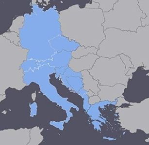 Central Europe GPS Map 2025 for Garmin Devices on microSD