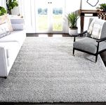 ANAYKA Super Soft Microfiber Export Quality Shaggy Carpets Rugs for Living Room, Rug for Bedroom, 6X9 Feet Silver, Thickness 5 Cm