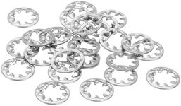 uxcell 100Pcs Internal Tooth Star L