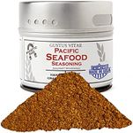 Pacific Seafood Seasoning - Authentic Artisanal Gourmet Spice Mix - Non GMO - 2.3 oz - Small Batch - Magnetic Tin - Gustus Vitae