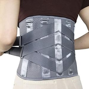 HONGJING Back Brace for Lower Back Pain Relief with 7 Stays, Lumbar Support Belt with Breathable Mesh for Heavy Lifting and Sciatica Pain Relief (XL)