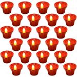 NAXUE Water Sensor Diya Lights Electric Flameless & Smokeless LED Diyas | Eco-Friendly Led Diyas Candle E-Diya Warm Ambient Lights for Home Decor, Diwali Festivals Decoration, Christmas New Year (24)