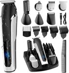 Lopeie Beard Trimmer for Men, Waterproof Electric Razor Hair Trimmer, IPX7 Washable Hair Clippers for Beard, Mens Grooming Kit for Nose Mustache Body Facial, Gifts for Men Father Husband