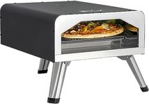 Deco Chef Electric Pizza Oven, 12-Inch Ceramic Stone and Grill, 1800W, Bakes up to 750 Degrees for Countertop Artisan Style Pizza, 13" Double Wall Stainless Steel, Indoor & Portable Outdoor Pizza Oven