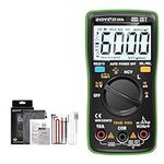 BELOWSYALER Digital Multimeter,Accurate Inductance Multimeter Automatic Measurement Temp Resistance Tester for Electronics Engineers Lab Technicians