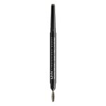 NYX Professional Makeup Precision Brow Pencil, Dual Ended with Flat Tip Pencil and Spoolie Brush, Vegan Formula, Shade: Taupe