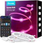 Govee LED Lights 40M, Bluetooth Rope Lights with App Control, 64 Scenes and Music Sync LED Strip Light for Bedroom, Christmas, DIY Home Decoration, 2 Rolls of 20M