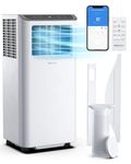 Pro Breeze 4-in-1 Portable Air Conditioner 9000 BTU – Smart Home WiFi Compatible - 24 Hour Timer & Window Venting Kit Included. Powerful Air Conditioning Unit with Class A Energy Efficiency Rating