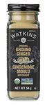 Watkins Gourmet Organic Spice Jar, Ground Ginger, Non-GMO, Kosher, 58 g