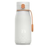 BuubiBottle Smart Portable Milk Warmer by Quark - Rechargeable USB Bottle Warmer for Breastmilk, Water & Baby Formula - Precise Temperature Control up to 50ºC - Travel Bottle Warmer with LED Display & Auto Sleep