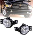 V Spec 1 pair Fog Lights Lamps Driver and Passenger Replacement for Ram Durango Pickup Truck 55077475AE 55077474AE