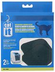 Catit Hooded Cat Pan Replacement Carbon Filter, white/black