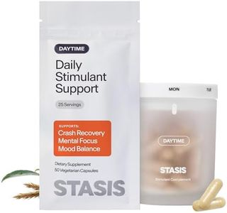 STASIS Daytime Stimulant Support Supplement Kit, Energy & Focus, 25ct