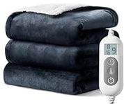 Mlivrom Heated Throw Blanket with 1