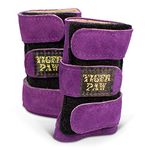 (Medium (50-70kg), Purple) - US Glove Tiger Paws Wrist Wraps - Adjustable Wrist Support Braces for Gymnastics, Tumbling, and Cheerleading