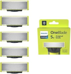 Philips OneBlade Replacement Blades for All OneBlade and OneBlade Pro Models (Model QP250/50) (Pack of 5)