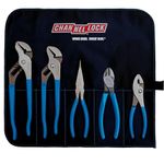 Channellock TOOLROLL-3 5-Piece Plier Set in Handy Tool Roll