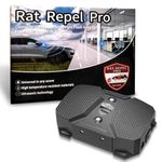 Rat Repel Pro Ultrasonic Rat Repellent for Automobiles - Car Engine - Black- Water Resistant Rat Repellent for Cars - 95% Efficacy,Under Hood Animal Car Rodent Repellent for Vehicles