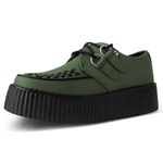 T.U.K. Viva High Creeper - Men's and Women's Shoes - Colour Murky Green TUKskin™ - Size UK Men 6 / UK Women 7