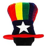Rainbow Uncle Sam Hat by elope