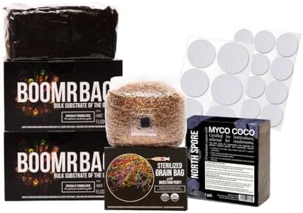 North Spore 'Boomr Bag' Monotub Refill Kit Sterilized Grain Bag & Substrate