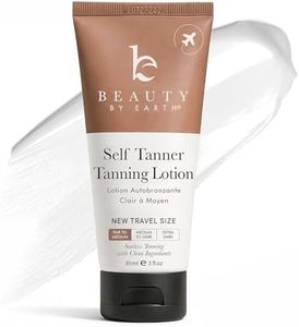 Tanning Lotion Self Tanner - USA Made with Natural & Organic Ingredients, Travel Size Self Tan Lotion, Non Toxic Gradual Tanning Moisturizer, Sunless Tanner for Fake Tan for Women & Men
