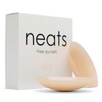 NEATS Grippy Nipple Covers for Women, Reusable Hypoallergenic Silicone Pasties, Non-Adhesive Body-Heat Activated, Invisible No-Show Breast Covers Champagne