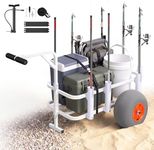 VEVOR Beach Fishing Cart, 300 lbs L