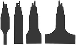 Kadimendium 4PCS Reciprocating Saw Scraper Blade Multifunctional High Carbon Steel Tile Cleaning Tools