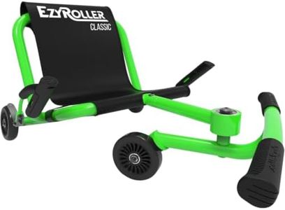EzyRoller Classic Ride On Toy for Kids Ages 3-14 – Award-Winning Outdoor & Indoor Riding Toy for Boys & Girls - Lime Green