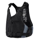 Owntop Buoyancy Aids Adults, Adjustable Buoyancy Jacket Unisex, Swim Vest with Pockets and Crotch Strap for Paddleboarding Kayaking Fishing Watersports - Black XL/XXL