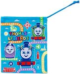 OSK CP-1 Lunch Bag, Lunch Drawstring Bag, Lunch Belt, Thomas The Tank Engine Cup Bag, Made in Japan, Blue, 6.1 x 7.5 inches (15.5 x 19 cm), Bottom: 6.1 x 3.1 inches (15.5 x 8 cm)