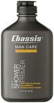 Chassis Shower Primer: 5-in-1 Shower Gel for Men, Men's Anti-Chafing Gel and Deep-Cleansing Bodywash, Free of Talc, Parabens, and Menthol