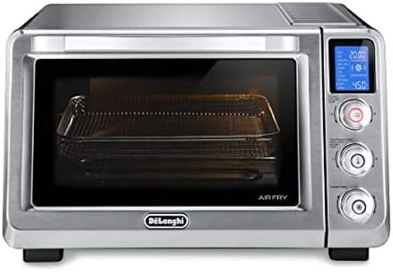 De'Longhi Multioven Air Electric Oven, Digital Air Fry Convection Toaster Oven, Grill, Broil, Bake, Roast, Heat Lock System, Capacity 24L, 2000W, EO241264.M, Metal