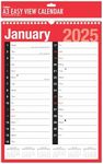 2025 A3 Extra Wide 2 Column Month To View Spiral Bound Wall Planner Calendar