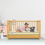 Centuary Mattresses Beddy Blossom,Natural Coir Mattress,Crib Mattress for Baby,Small Mattress for Kids,Firm Mattress for Kids,Baby Cot Mattress | Free Waterproof Protector (140 * 70 * 10 cm)