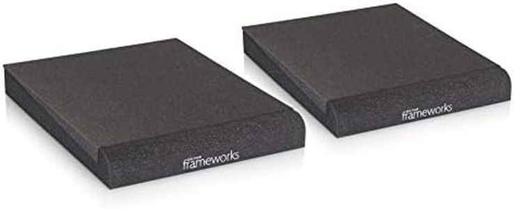 Gator Frameworks Acoustic Foam Isolation Pads for Medium Studio Monitors (Pack of 2)