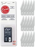 Excel Blades #11 Precision Blade, Double Honed Hobby Knife Blades, Pack of 15 with Dispenser