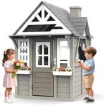 BTMWAY Kids Outdoor Playhouse,Cedar