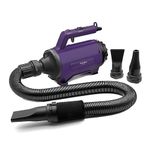 shernbao Dog Dryer High Velocity Professional Dog/Pet Grooming Force Hair Dryer/Blower (SMD-06P) (Purple)