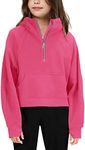 Girls' Hoodies Sweatshirts Half Zip