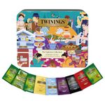 Twinings The Explorers Collection Assortment Tea Gift Set, Teabags 54 Pcs, 9 Tea Flavors Set, Green Tea Bags, English Breakfast Tea Bags, Chamomile Tea & more, Best Tea Gift Pack