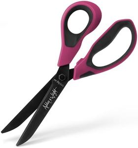 Ashton and Wright - Titanium HD - Heavy Duty Scissors for Office, Home, Kitchen, and Craft - 210mm / 8” - Titanium Coated Blades (Purple, Right Handed)