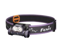 fenix HM65R-T v2.0 Dark Purple, Rechargeable Lightweight Running & Outdoor Head Torch | 1600 Lumens | 170m | 300 Hrs Max | Bi-Directional Adjustable Sport Headband | White & Warm White Beams | IP68