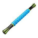 Reehut Trigger Point Muscle Roller Stick Massager for Relief Pain, Sore, Cramping, Massage, Physical Therapy and Body Recovery Blue