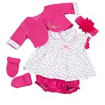 Bibi Doll - 20” Reborn Doll Clothes Suitable for 20” Baby Doll Boy Girl Dress Outfit Christmas Birthday Gift (Hot Pink Girl Outfit)