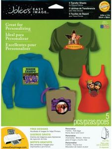 Jolee's Boutique Easy Image Iron-on Transfer Paper, Colored Fabrics