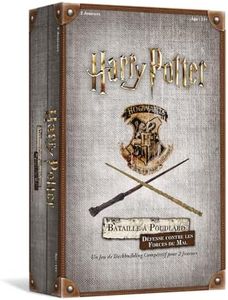 USAopoly | Harry Potter Bataille à Poudlard : Défense contre les Forces du Mal | Jeu de deckbuilding compétitif pour 2 joueurs